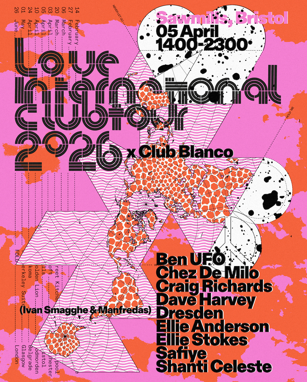 Love International Club Tour - Bristol