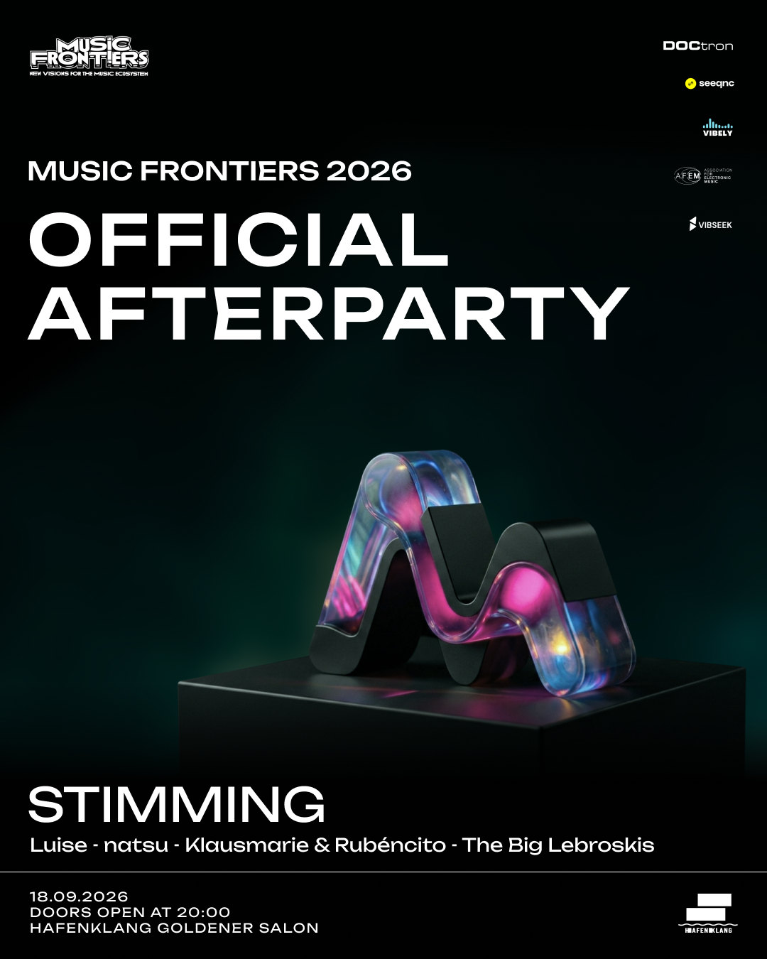 MUSIC FRONTIERS 2026 Official Afterparty