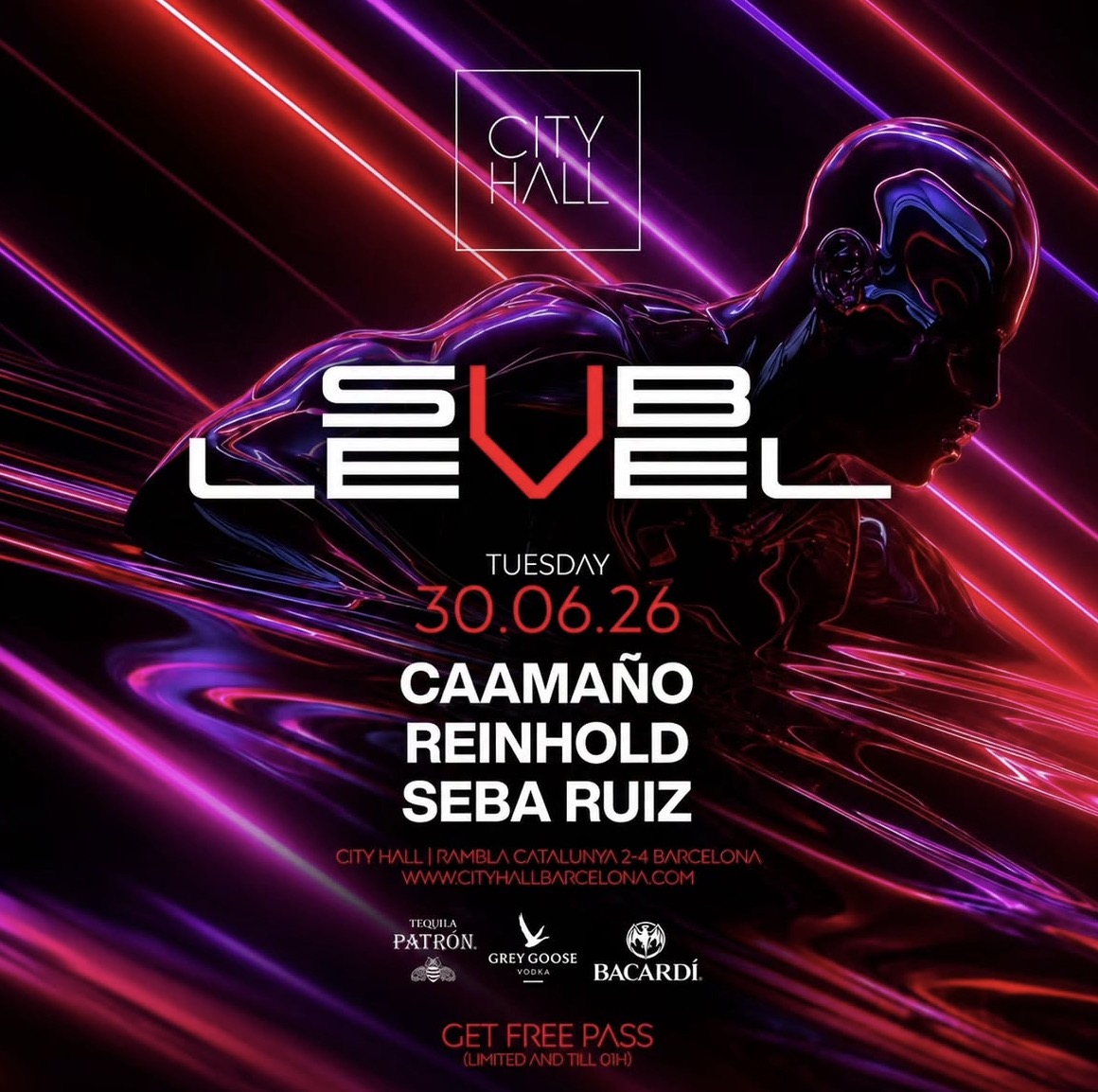 City Hall pres. SUBLEVEL - Tuesday I Guest List