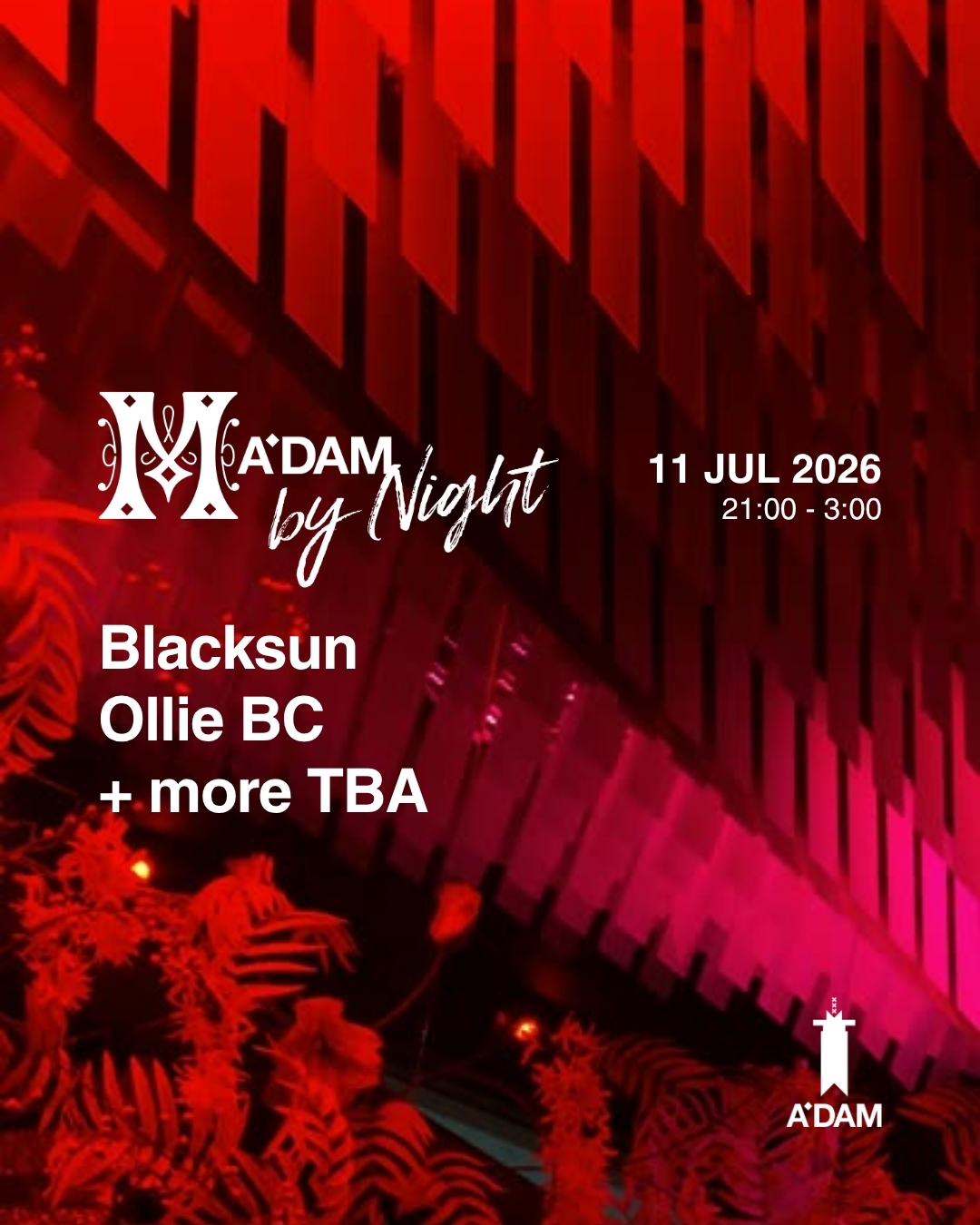 Madam by Night invites: Guerrilla 5 Year Anniversary