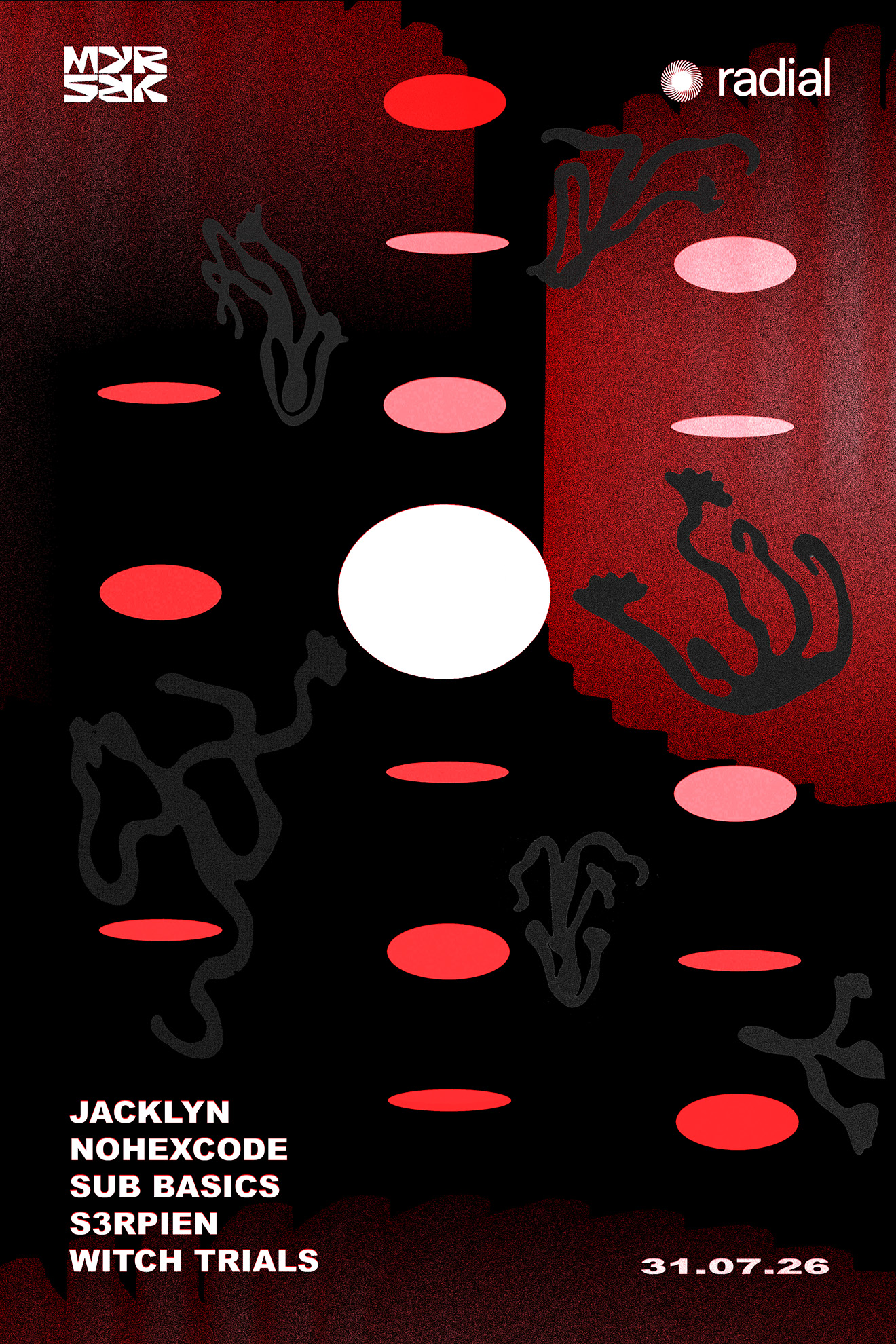 MYRYRS Label Night - Free Party w/ Jacklyn, Sub Basics, nohexcode, Witch Trials, s3rpien