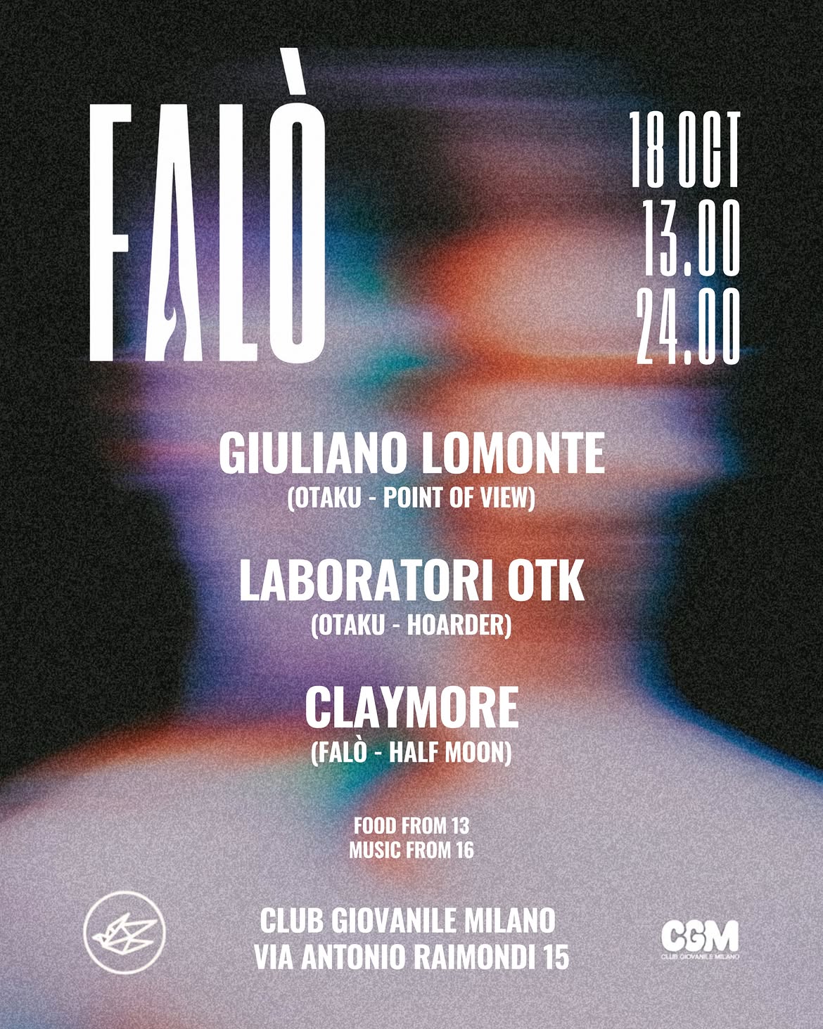 FALÒ 18.10 w/ Giuliano Lomonte, Laboratori OTK, Claymore