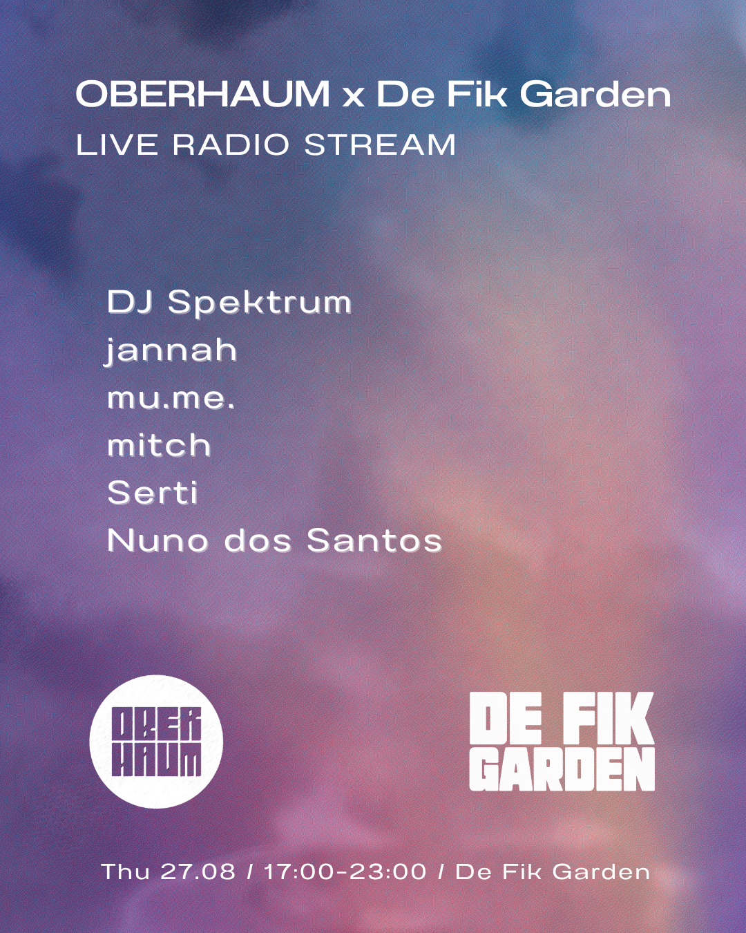 OBERHAUM x De Fik Garden