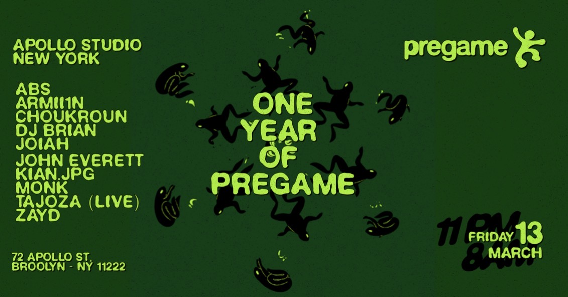 Apollo Studio presents Pregame