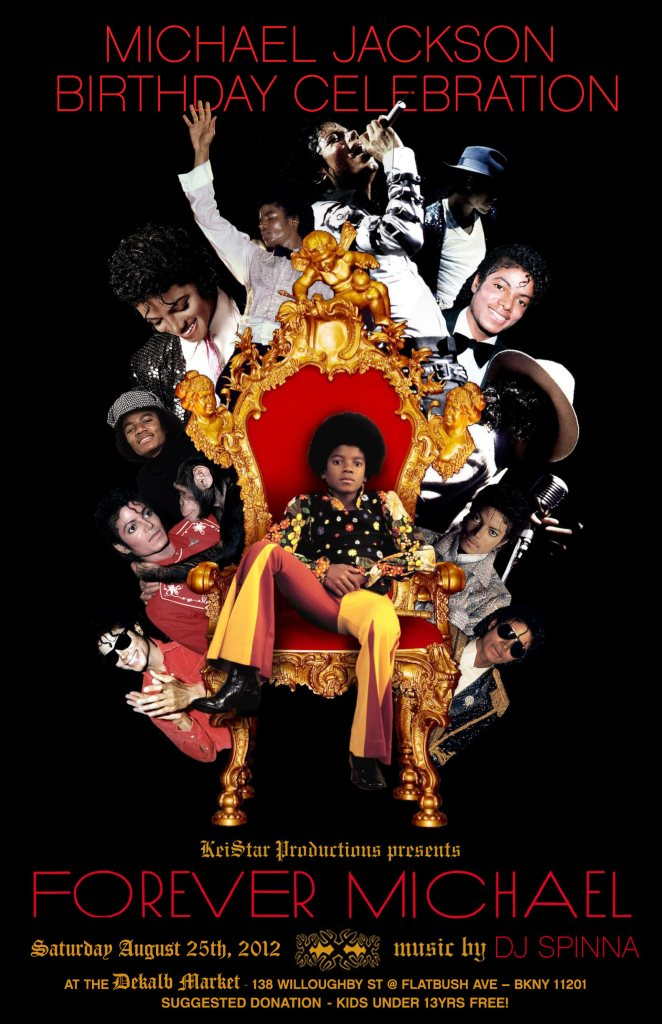 Michael Jackson's b-day Celebration with DJ Spinna at Dekalb Mkt