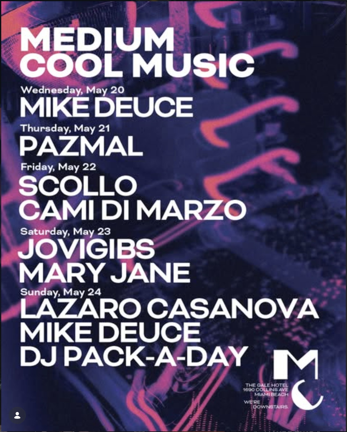 Medium Cool Music at Medium Cool, Miami