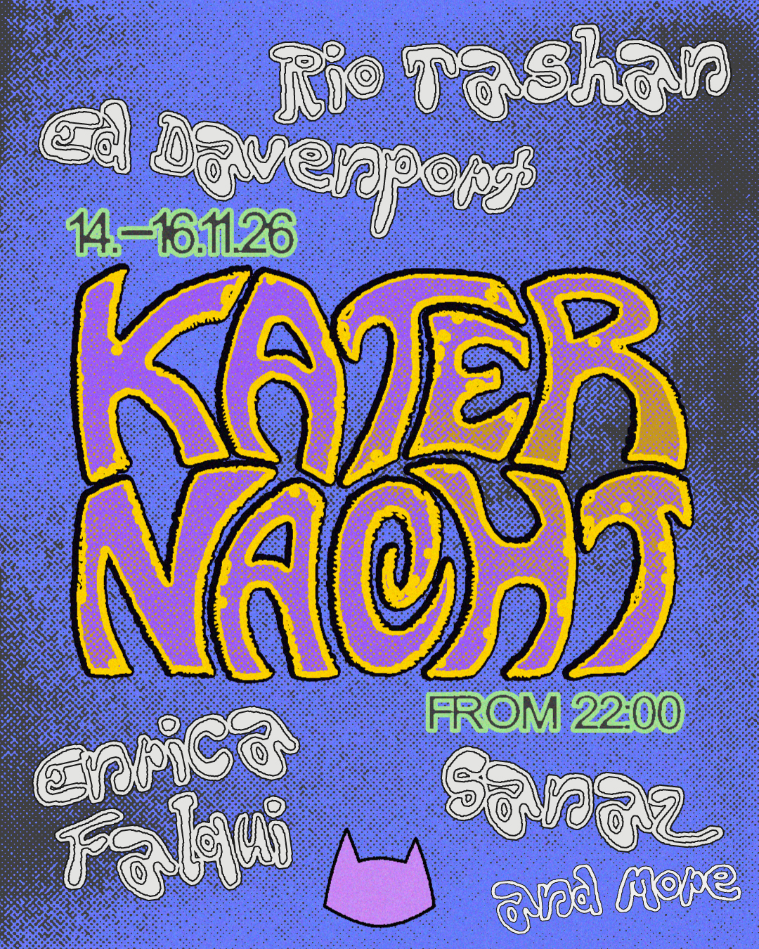 Katernacht with Enrica Falqui, Rio Tashan, Ed Davenport, Sanaz + more