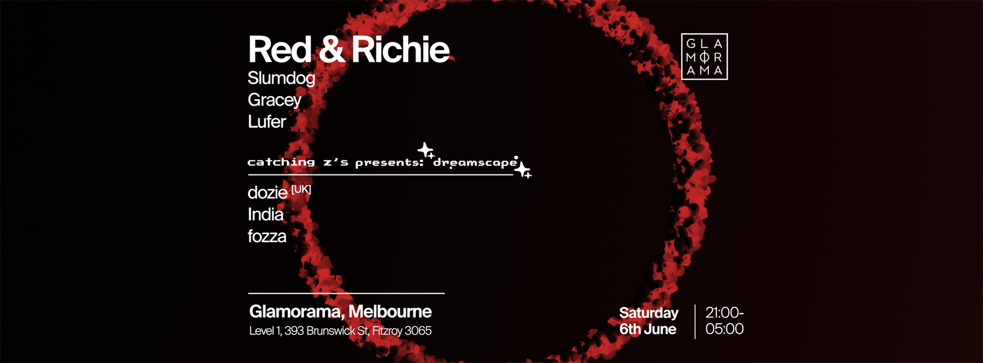 Red & Richie + catching z's presents: ⊹ dreamscape ⊹ at Glamorama Saturdays