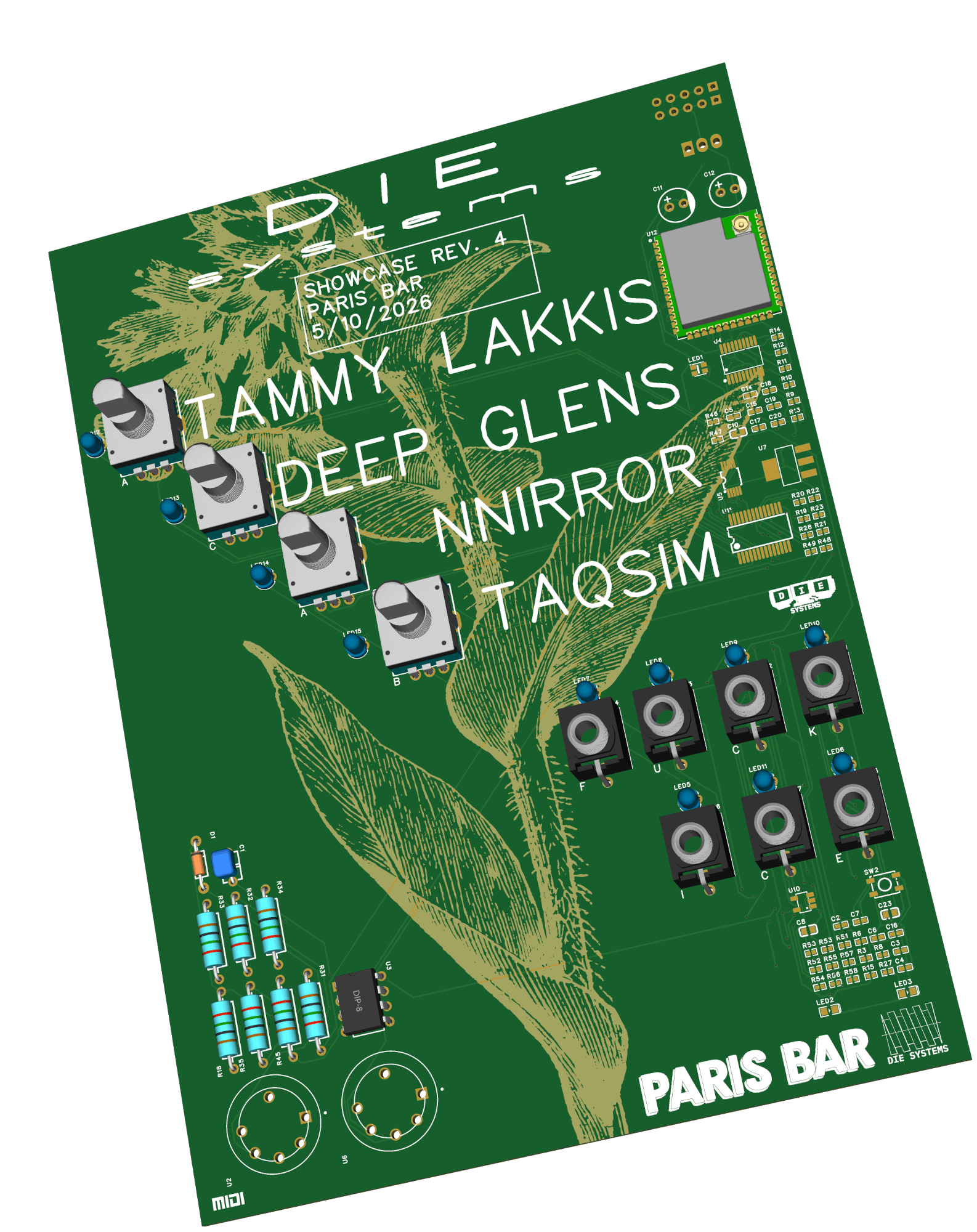 DIE SYSTEMS PRESENTS: Tammy Lakkis, Deep Glens, Nnirror, Taqsim