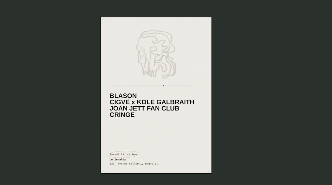 Blason + Cigvë X Kole Galbraith + Joan Jett Fanclub + Cringe