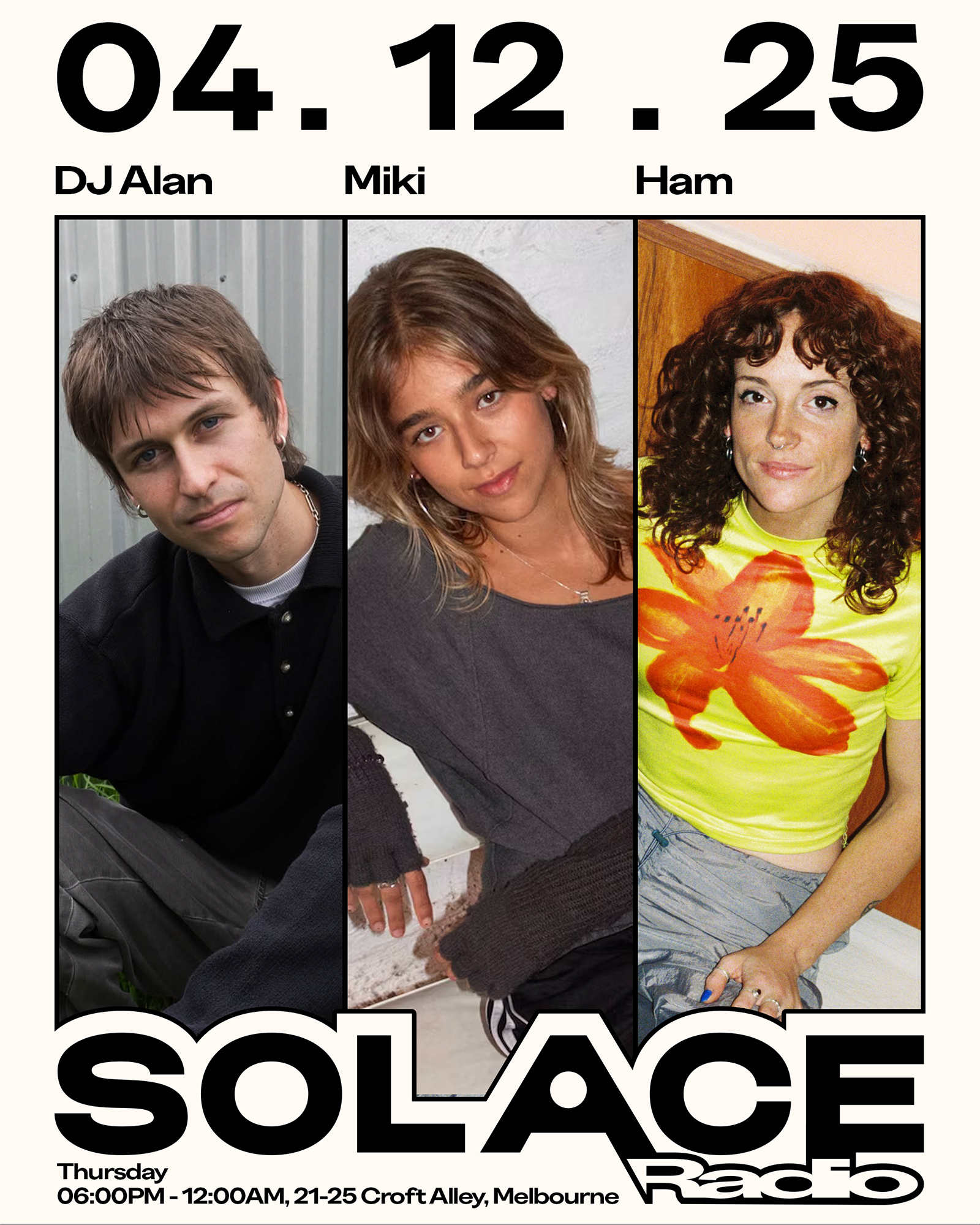 Solace Radio W/ DJ Alan, Miki, Ham