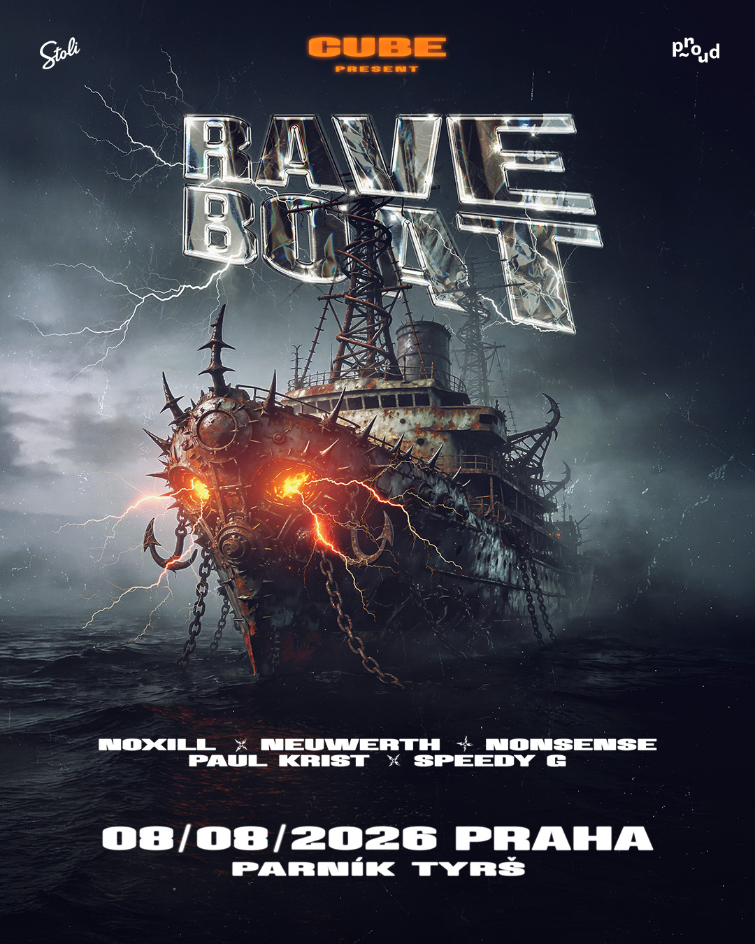 RAVE ↯ BOAT by Cube Events