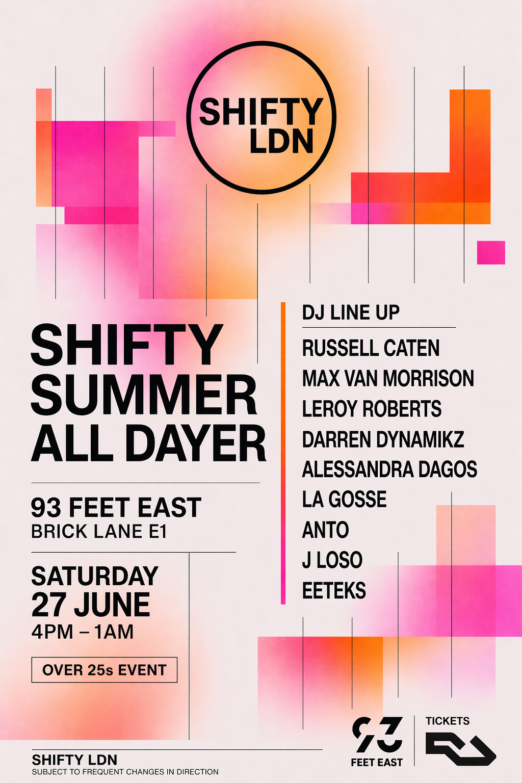 SHIFTY Summer All Dayer