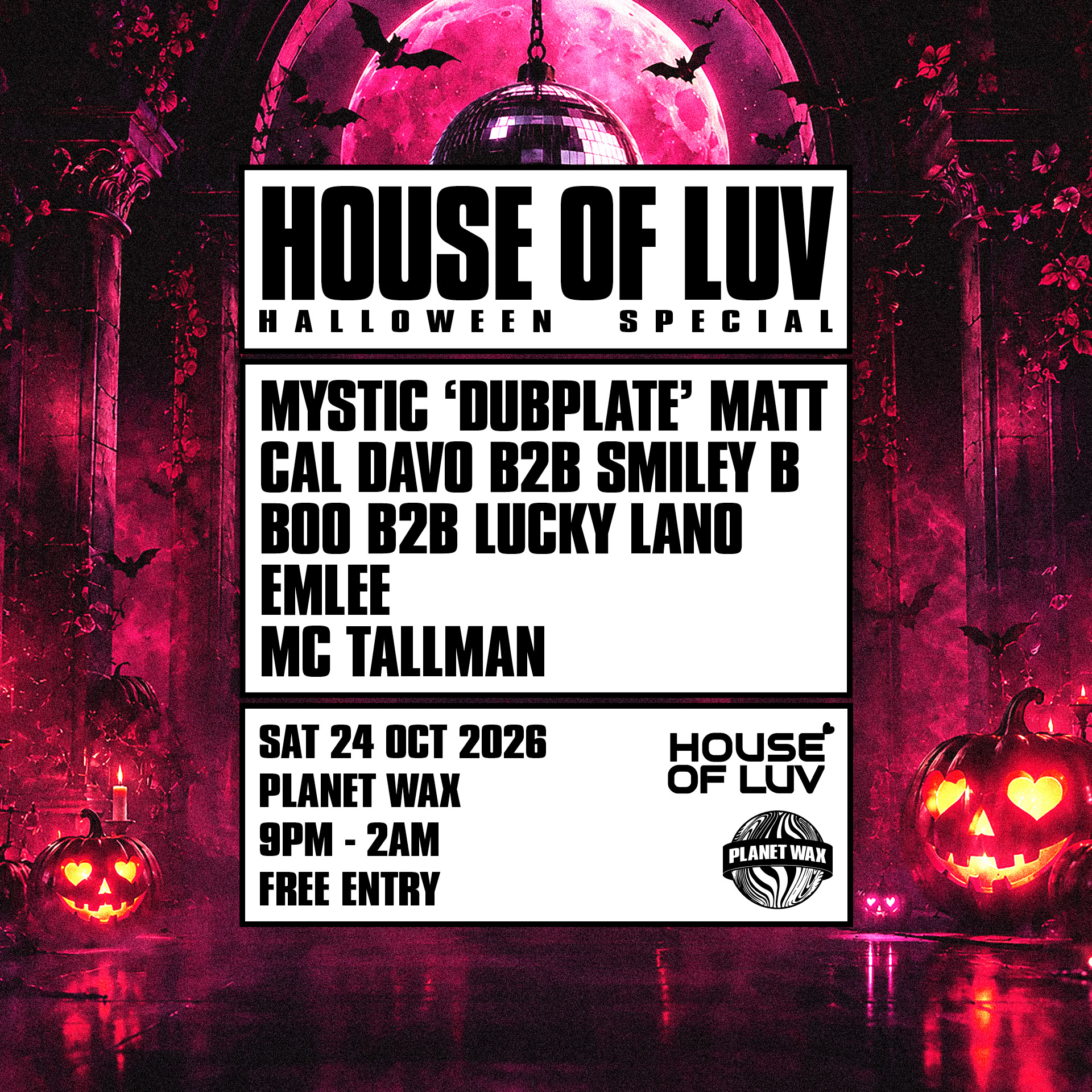 HOUSE OF LUV: HALLOWEEN SPECIAL