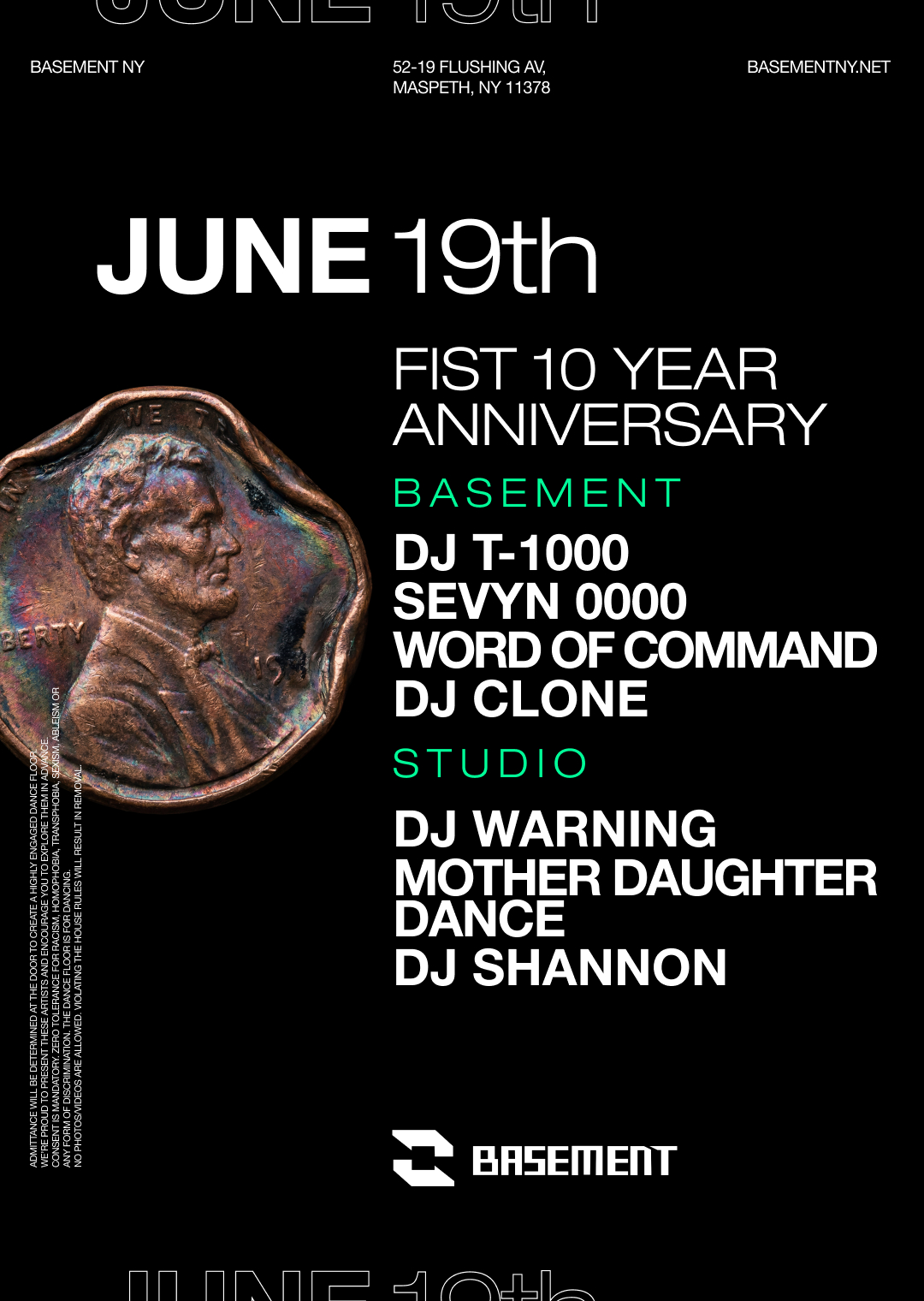 FIST: DJ T-1000 / Sevyn 0000 / Dj Warning / Mother Daughter Dance / DJ Shannon