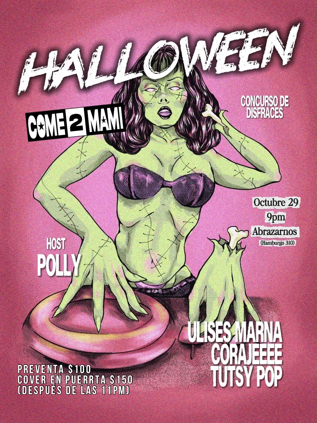 Flyer de HALLOWEEN COME2MAMI