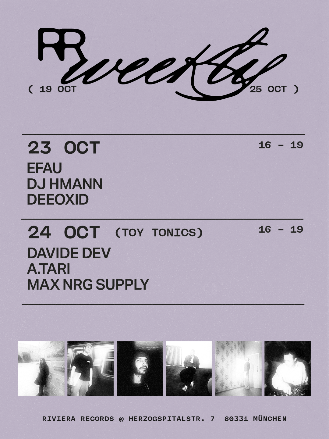 Riviera Records Instore Session with Efau, DJ Hmann, DEEOXID