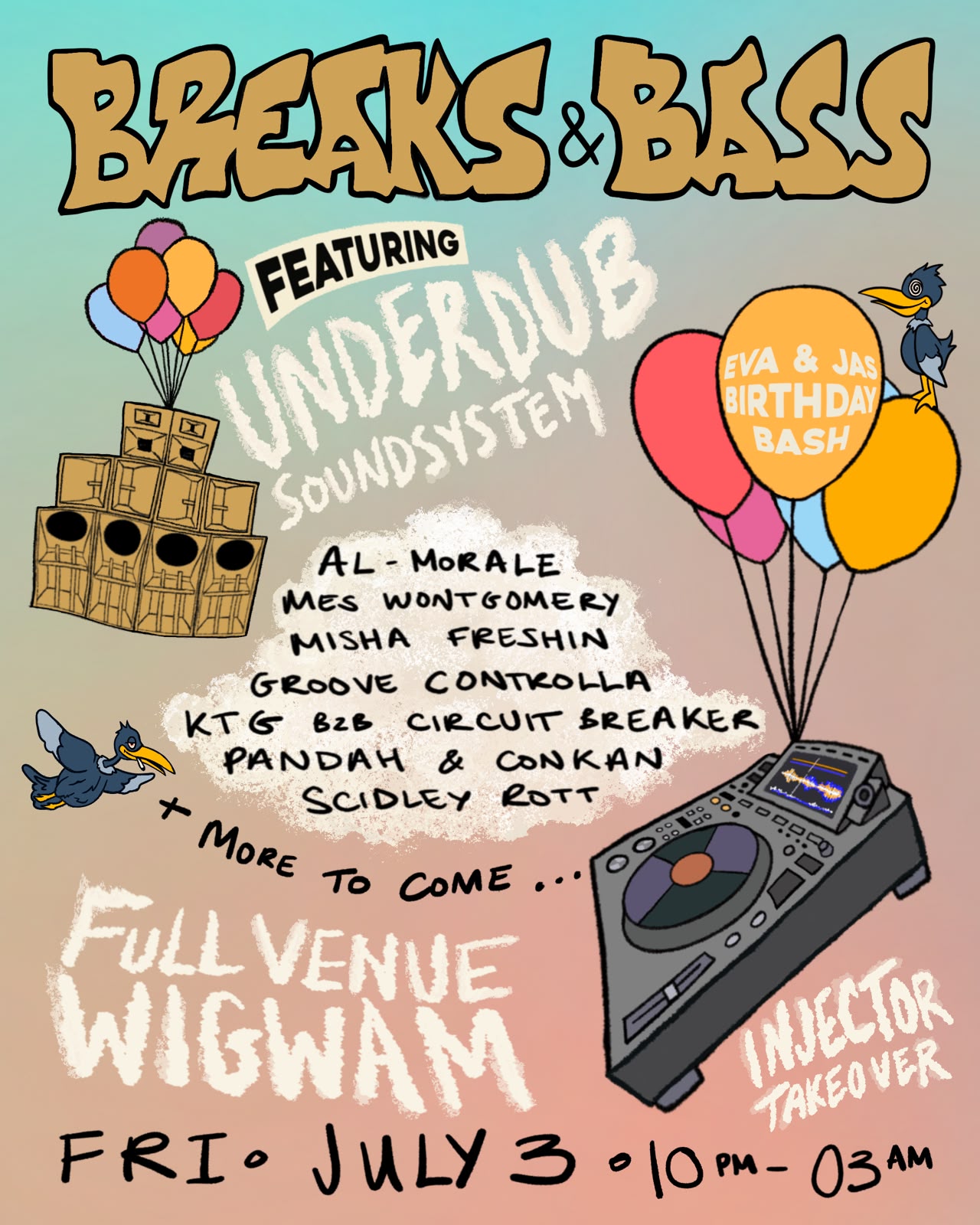 Breaks&Bass x Underdub x Injector