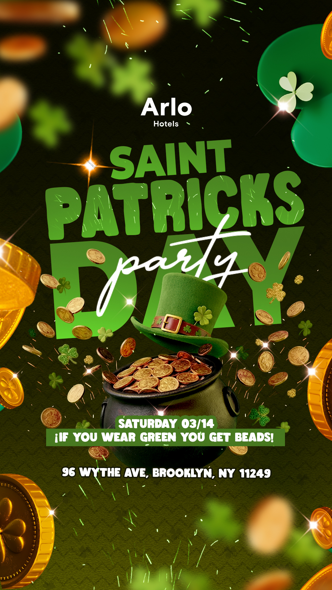 Arlo Williamsburg: Reggaeton & Open Format (St Patrick's Day)