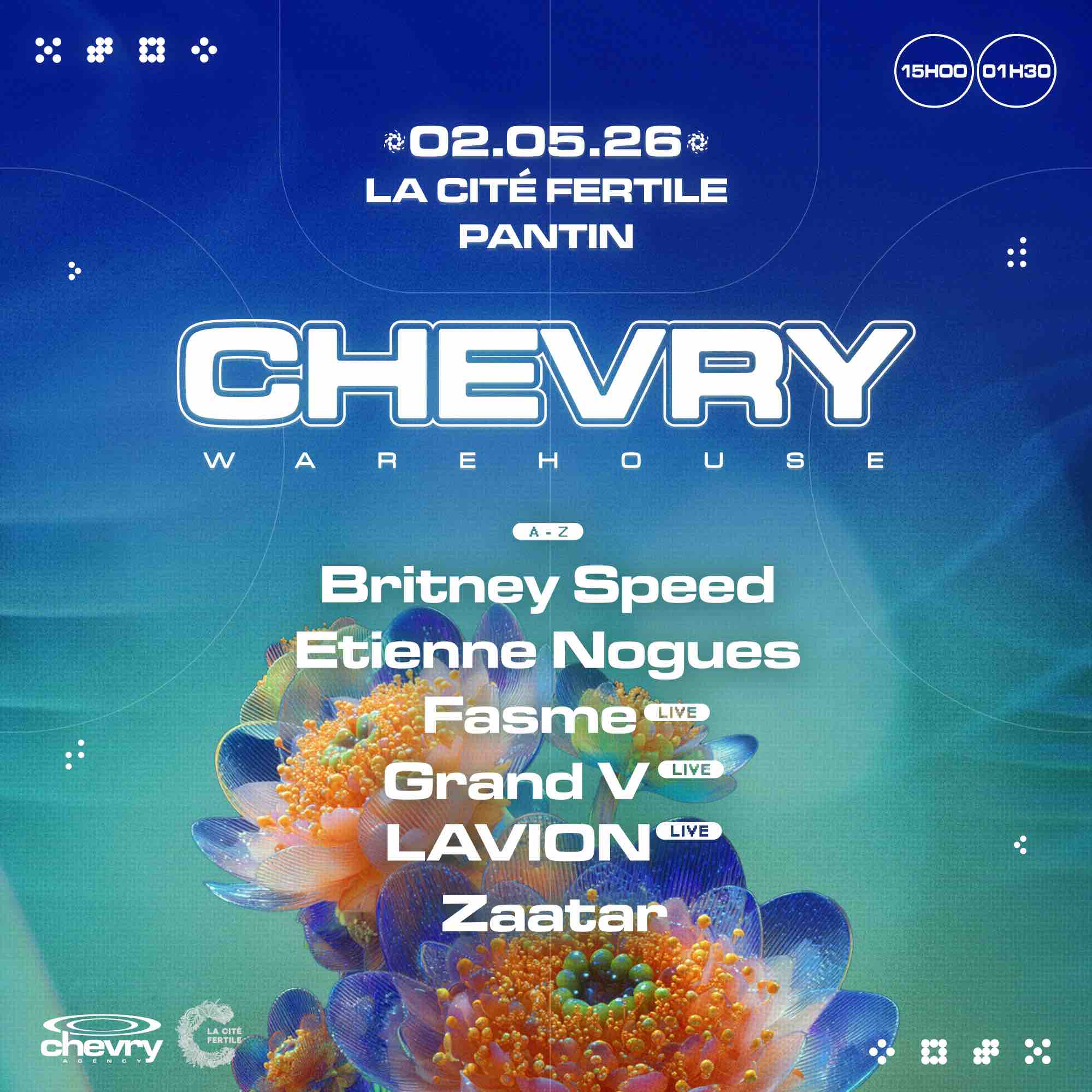 CHEVRY WAREHOUSE #2: Fasme, Grand V, LAVION, Zaatar, Britney Speed, Etienne Nogues