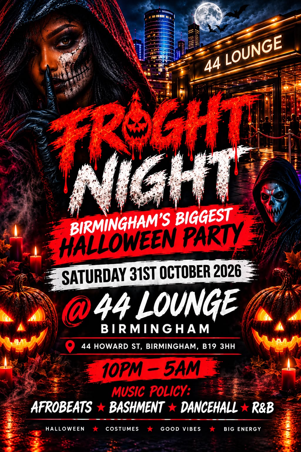 FRIGHT NIGHT - BIRMINGHAM's Biggest Halloween Party