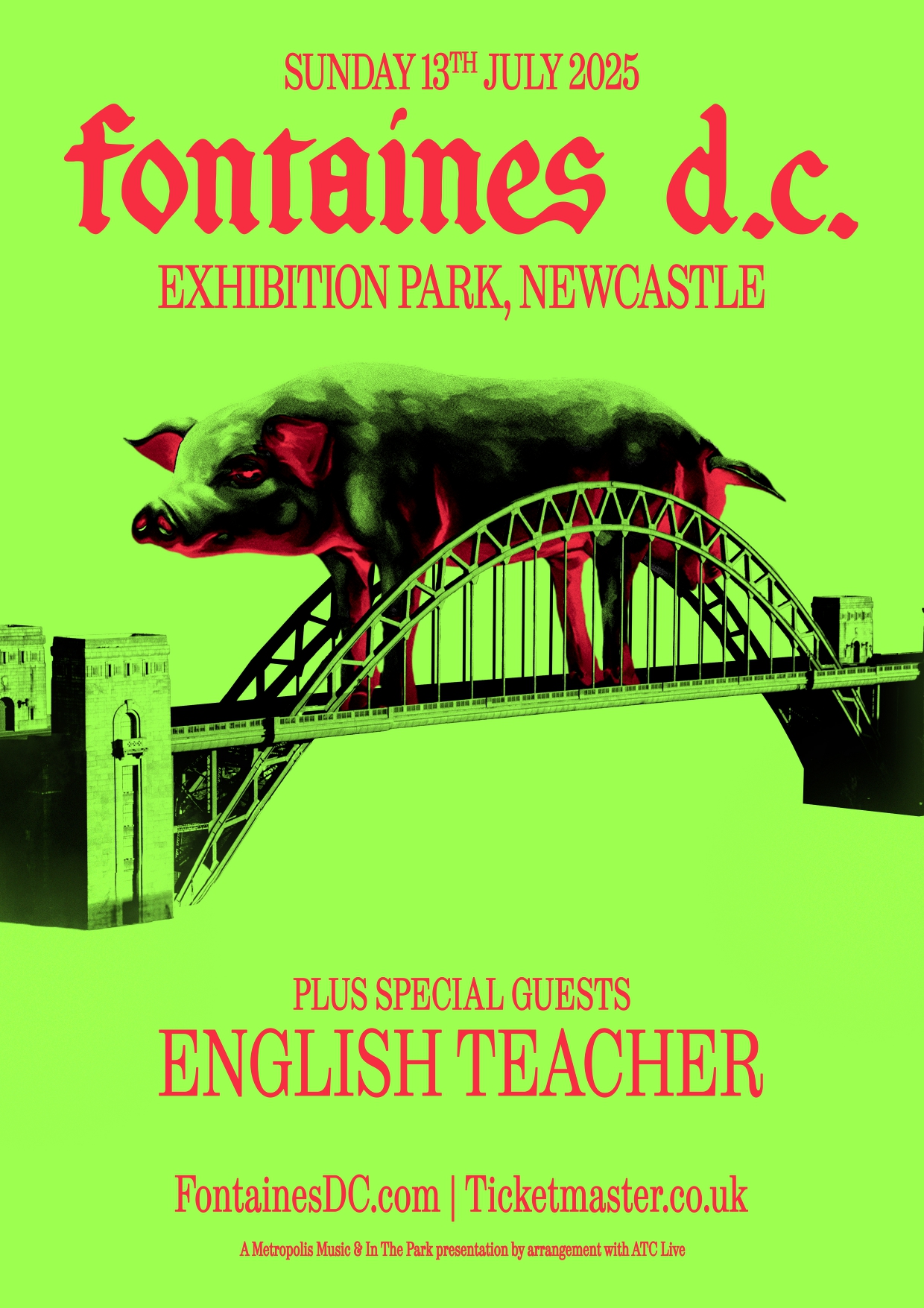 Fontaines D.C. at Exhibition Park, Newcastle