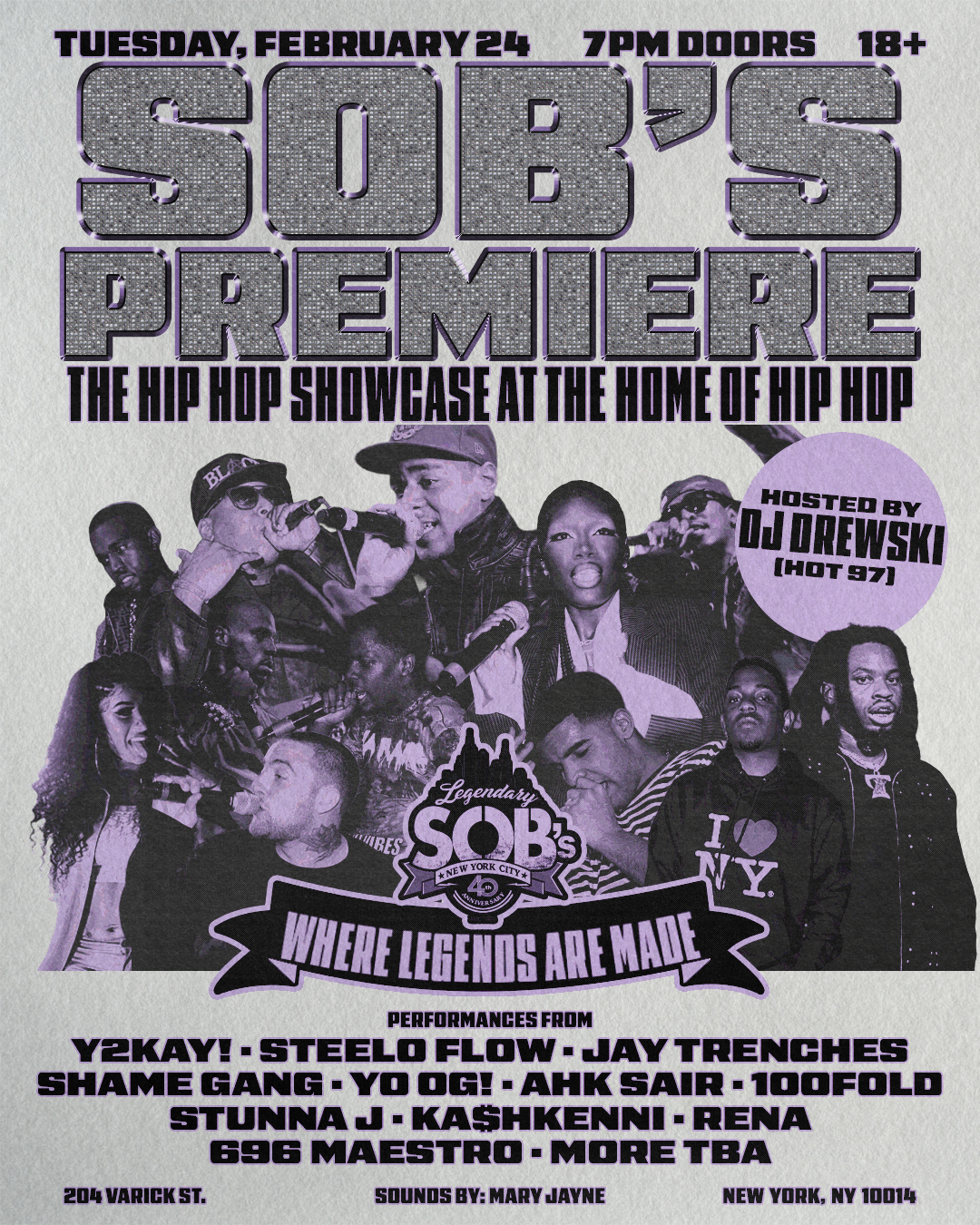 SOB'S PREMIERE: Hip Hop Showcase