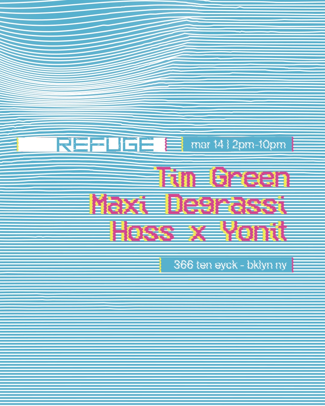Saturday Daytime with Tim Green, Maxi Degrassi, Hoss, YONIT