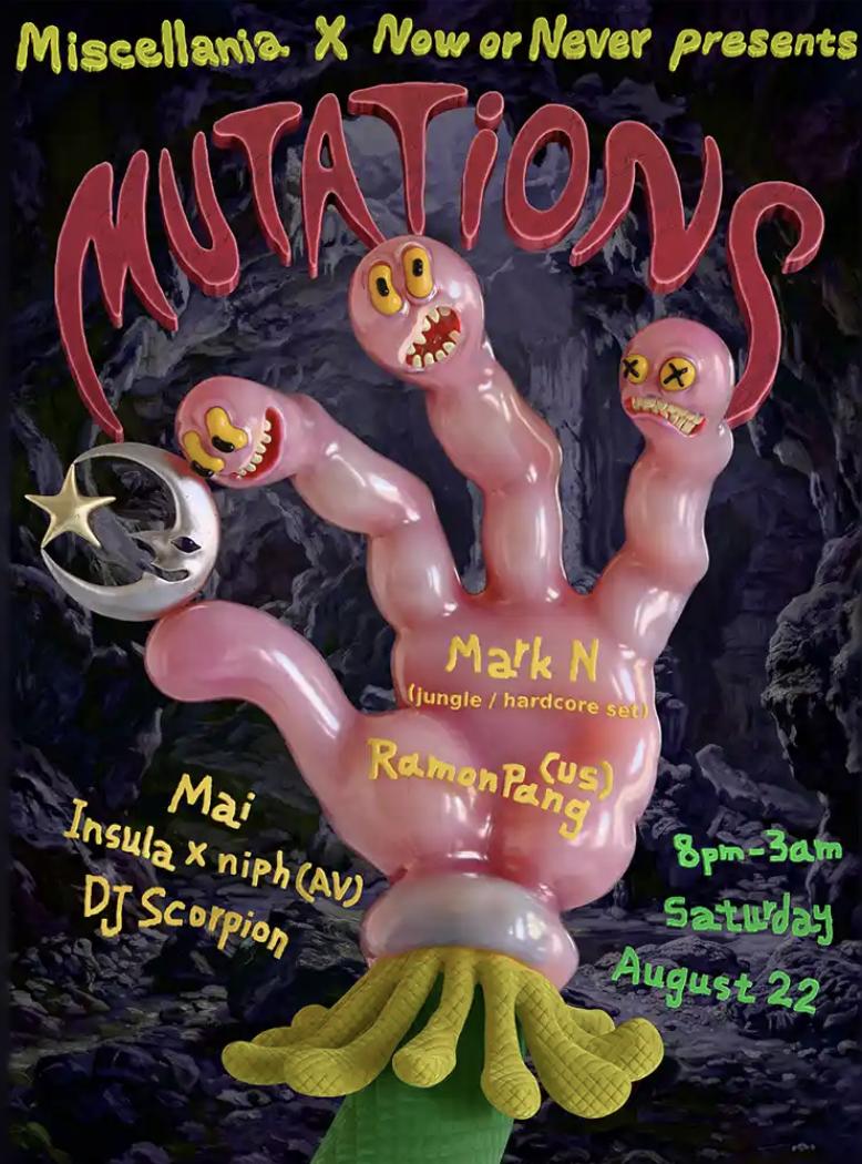 MUTATIONS feat. MARK N, RAMONPANG (US), DJ Scorpion & more