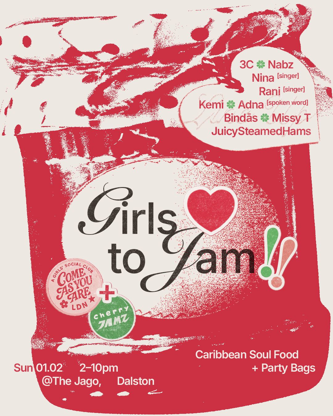 Girls Love to Jam - Cherry Jamz x CAYA