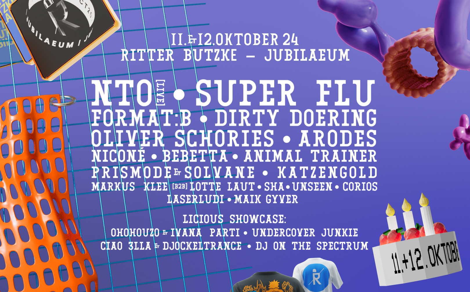 Jubiläum // NTO, Super Flu, Dirty Doering, ARODES and many Jubiläum // NTO, Super Flu, Dirty Doering, ARODES and many