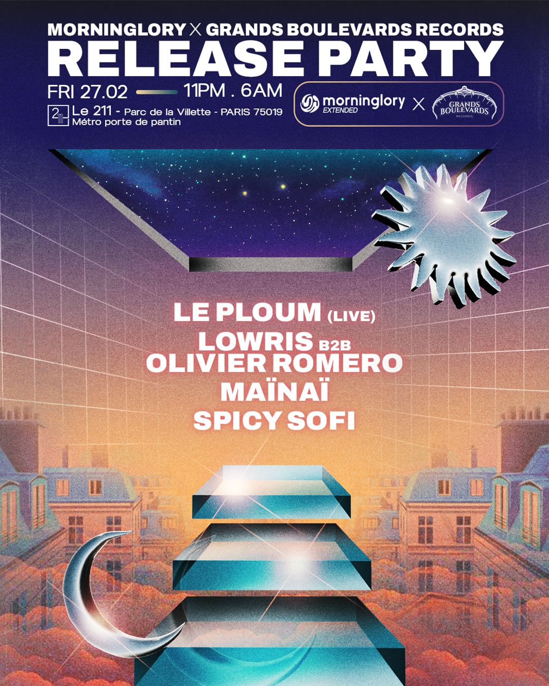 Morninglory x Grands Boulevards Records: Release Party