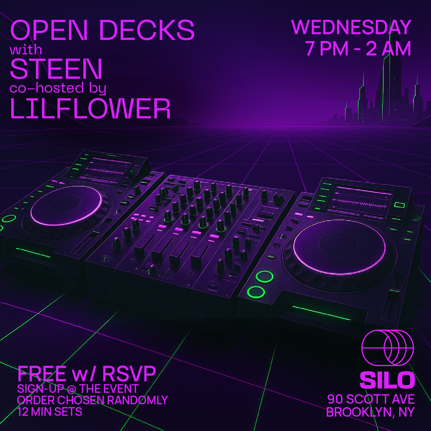 Open Deck with STEEN and Lilflower