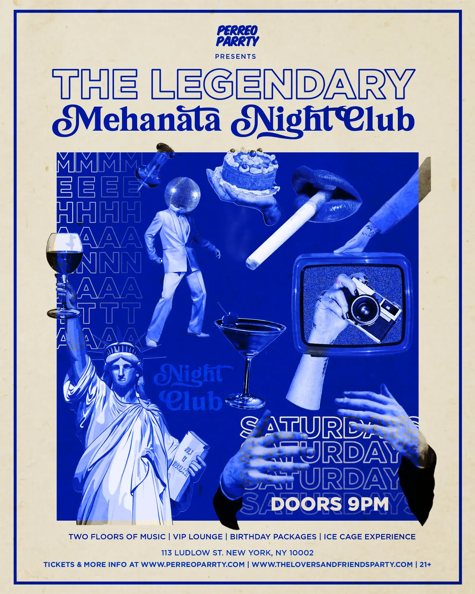 The Legendary Mehanata Nightclub - Two Floors & Ice Cage - NYC