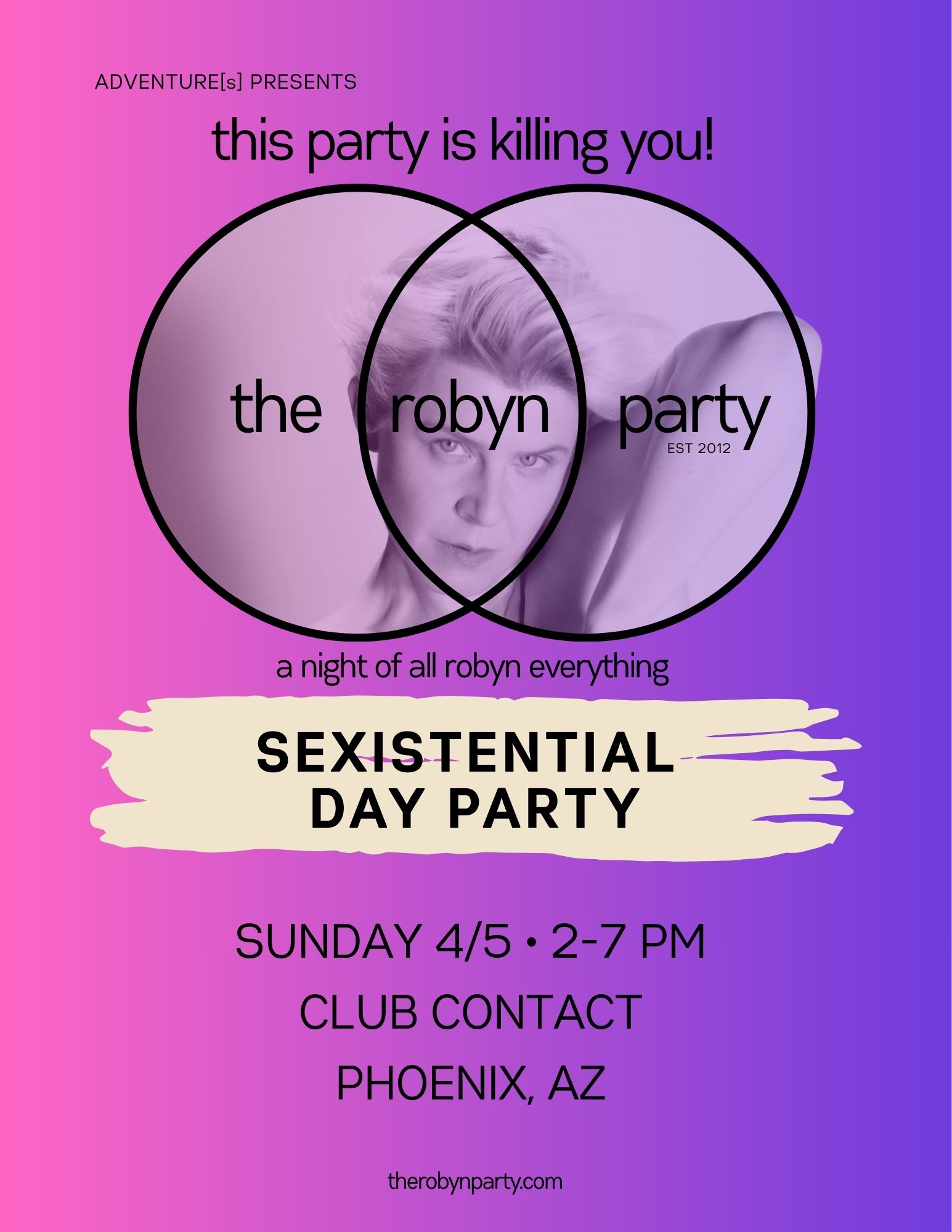 THIS PARTY IS KILLING YOU: Robyn's Sexistential Album Release Day Party