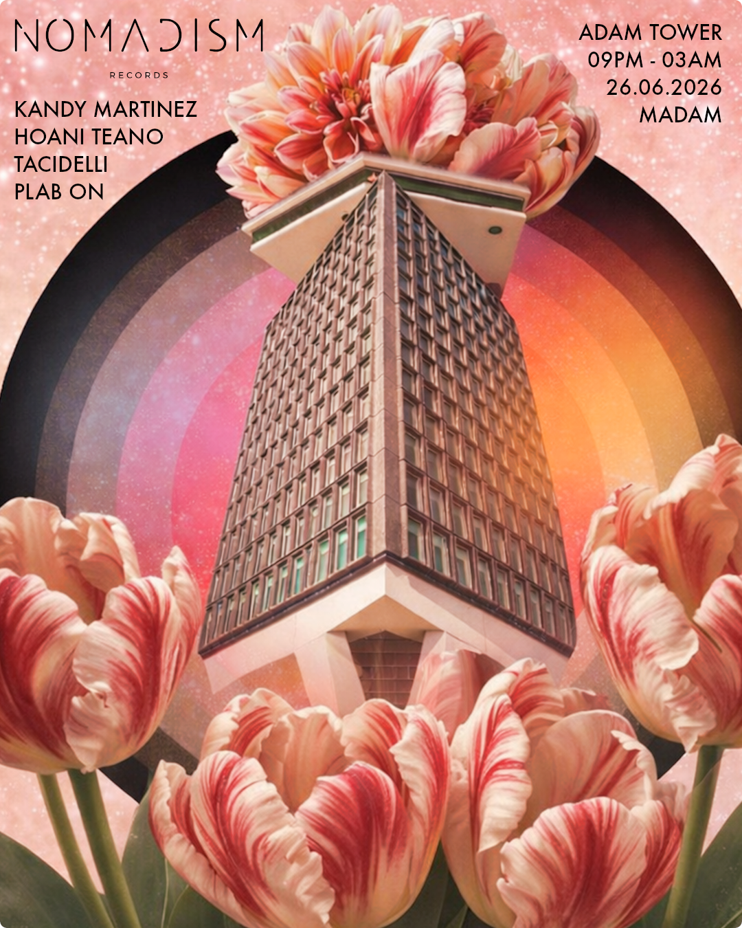 Madam by Night invites: Nomadism Records