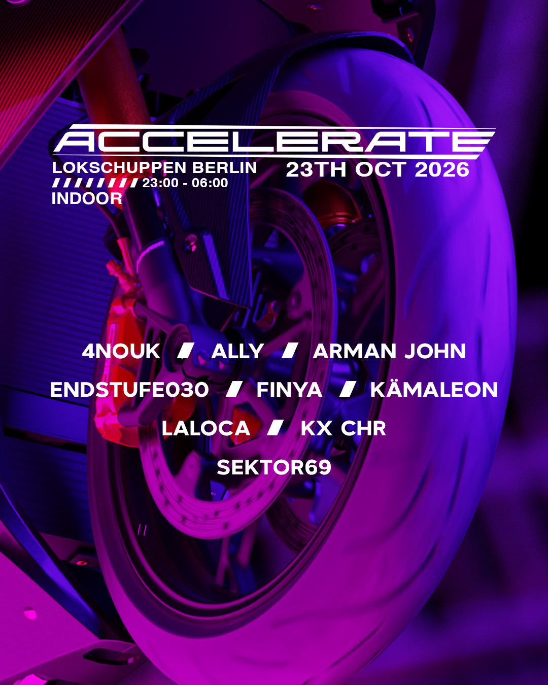 Accelerate w. KXCHR, Arman John, Ally, Kamäleon and many more