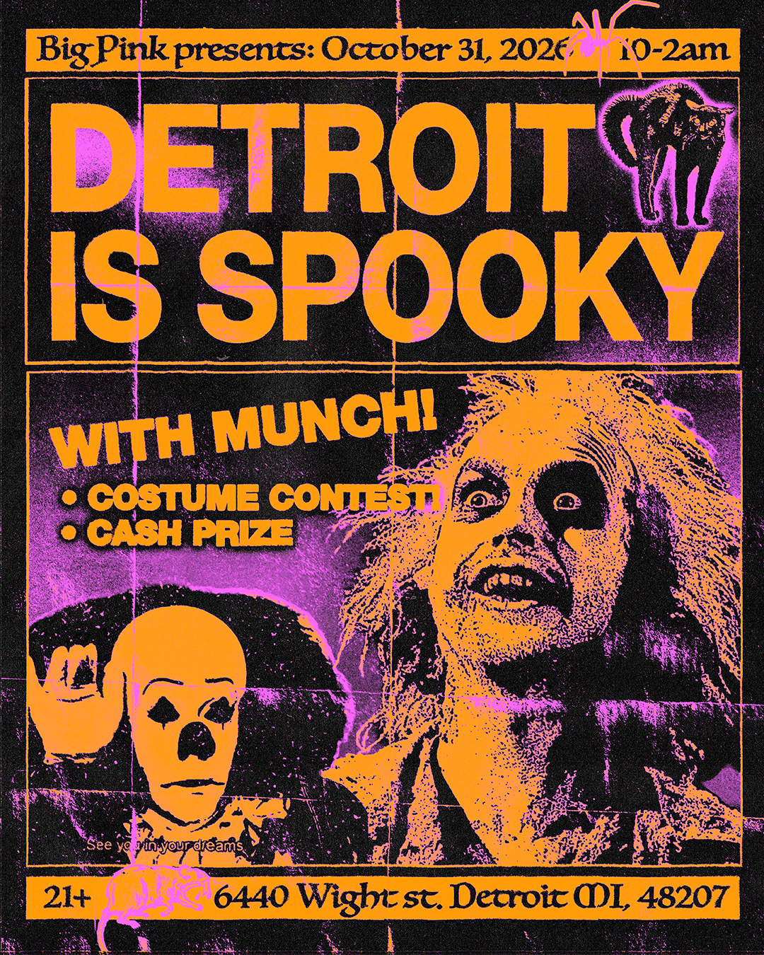 DETROIT IS SPOOKY: MUNCH (HALLOWEEN PARTY) - OPEN FORMAT BANGERS