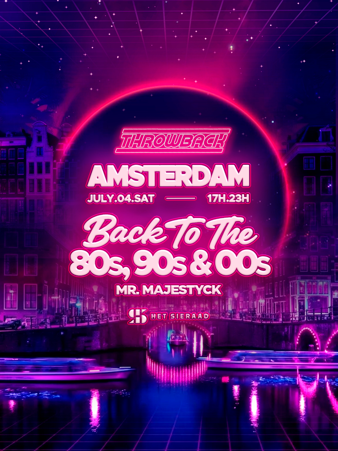 Throwback AMSTERDAM - Back to 80s, 90s & 00s