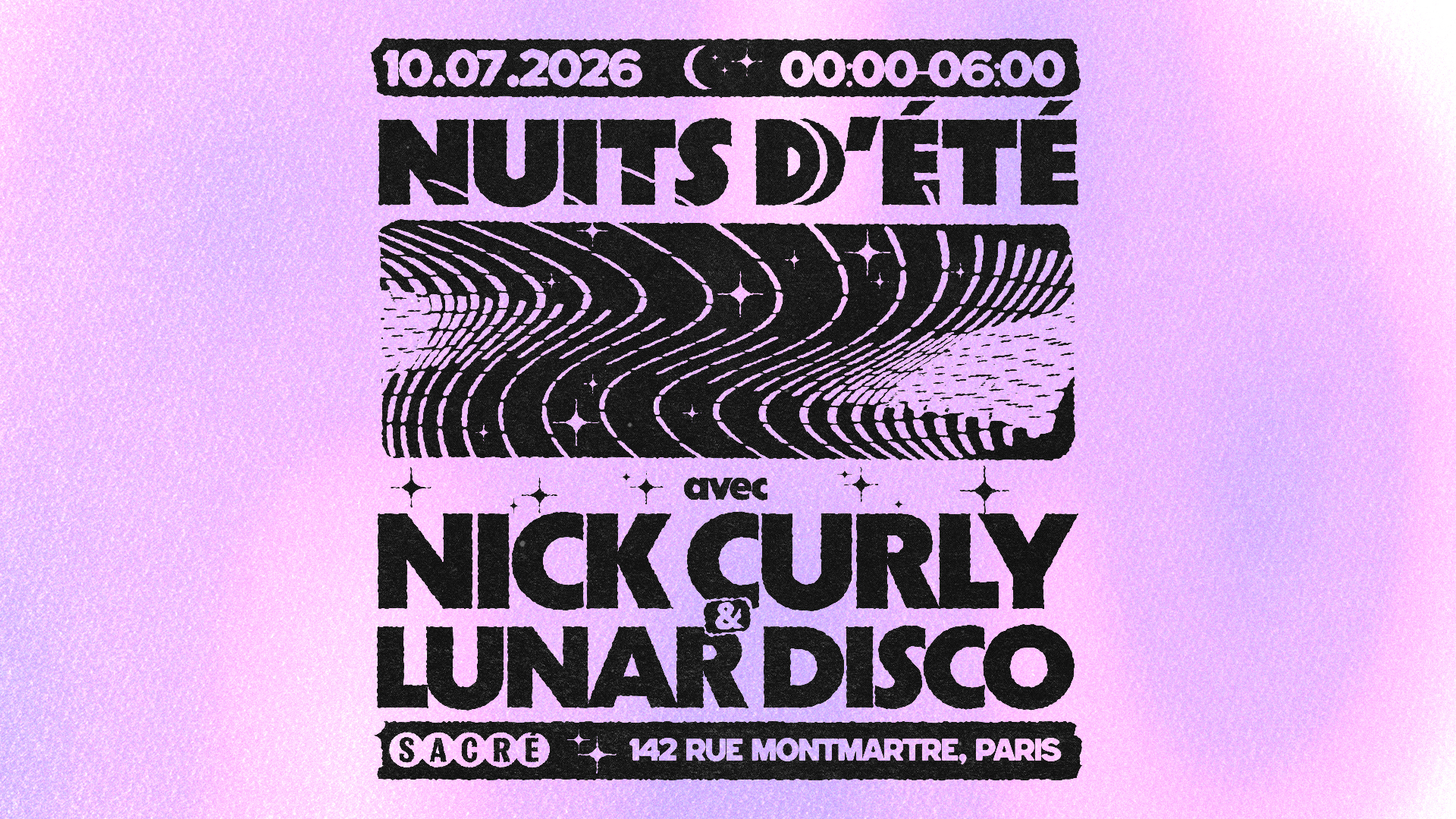 Sacré présente: Nick Curly & Lunar Disco