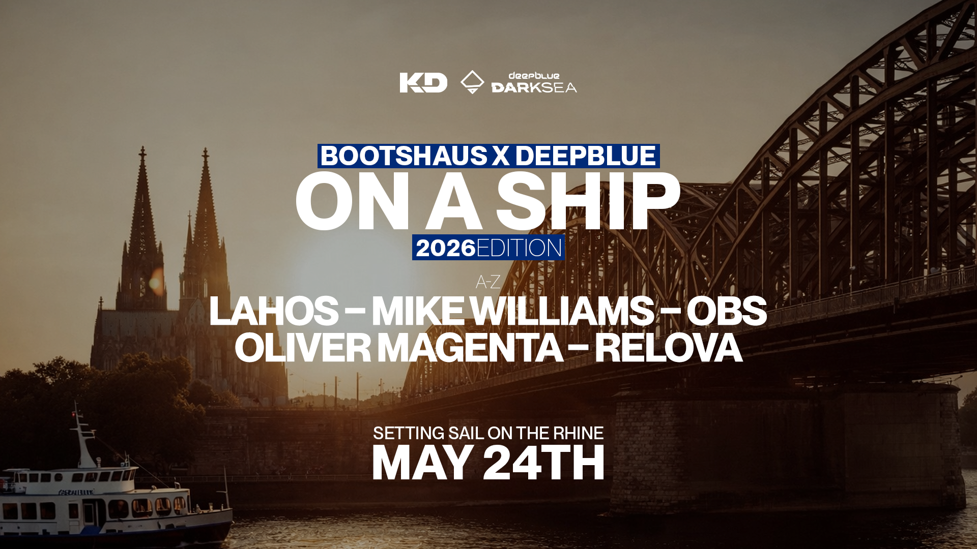 Bootshaus x Deepblue on a Ship Vol. I