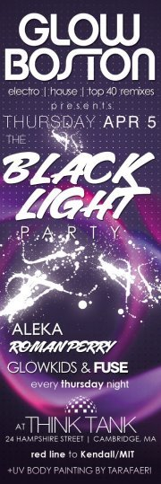 Tickets for GLOW: A Black Light Party @Game On 9/15 (18+), Boston