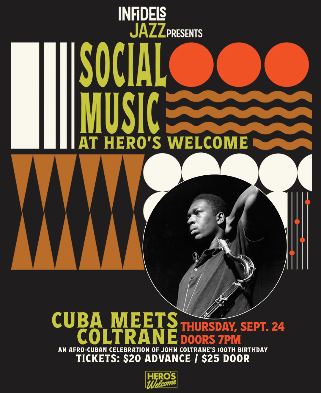 Cuba X Coltrane at Hero’s Welcome