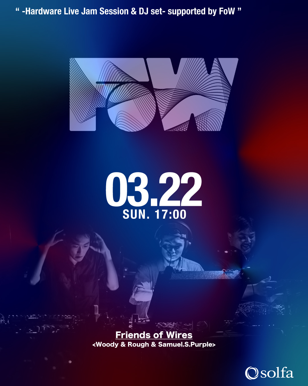 Hardware Live Jam Session & DJ set- supported by FoW at Solfa, Tokyo