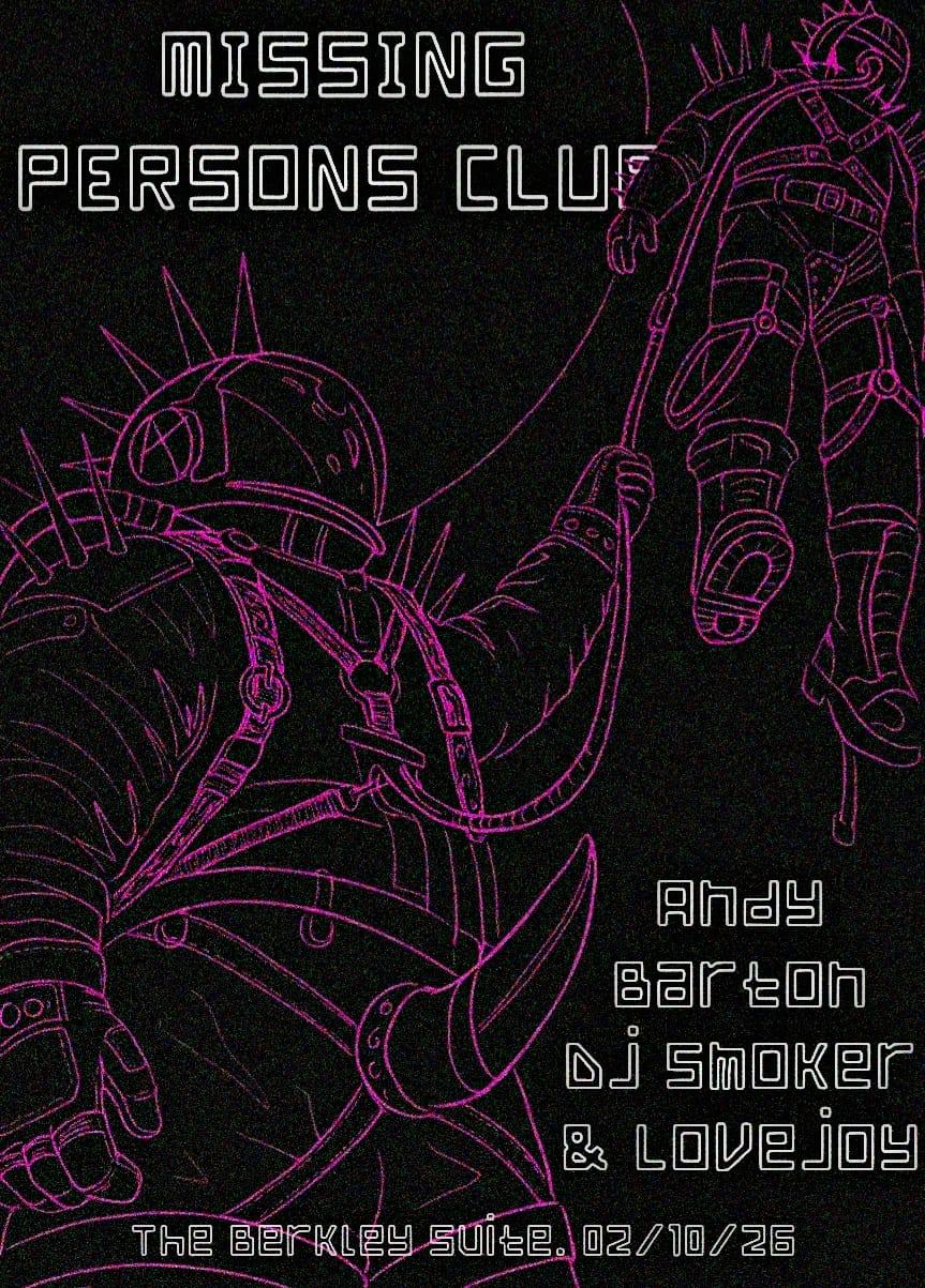 Missing Persons Club (Free tickets) at The Berkeley Suite, 237 North Street; Glasgow