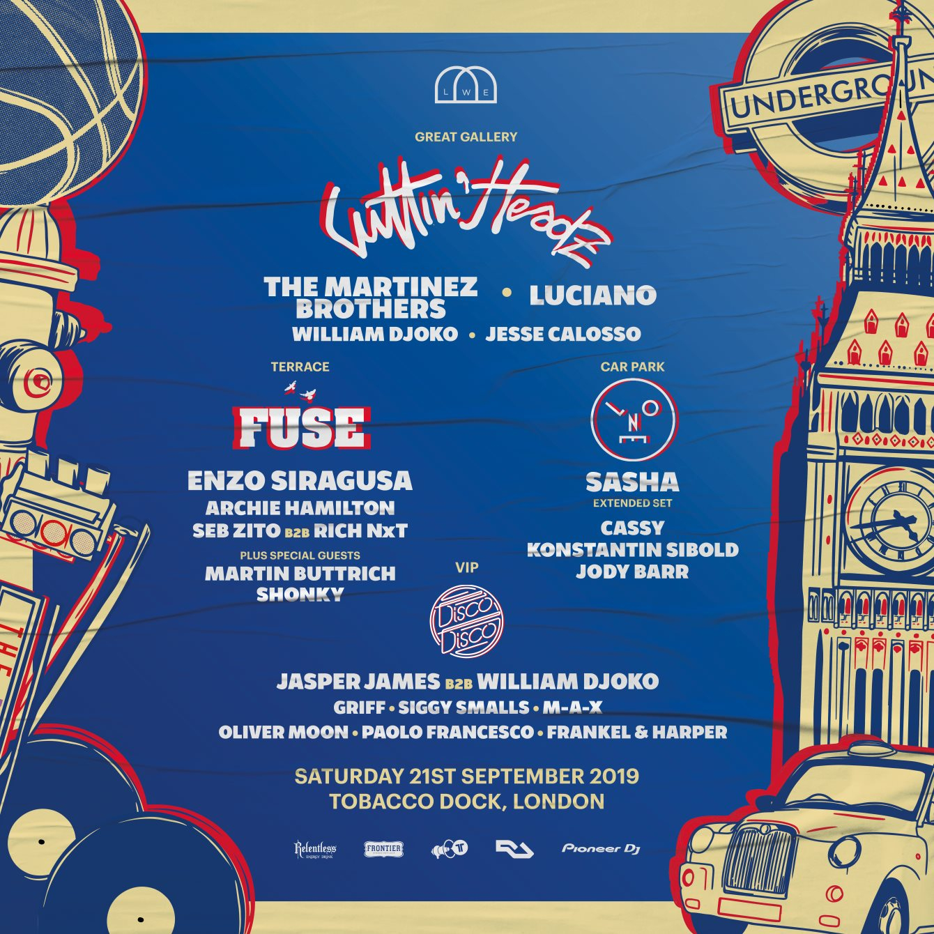 fuse tobacco docks Cuttin' Headz & Fuse at Tobacco Dock, London