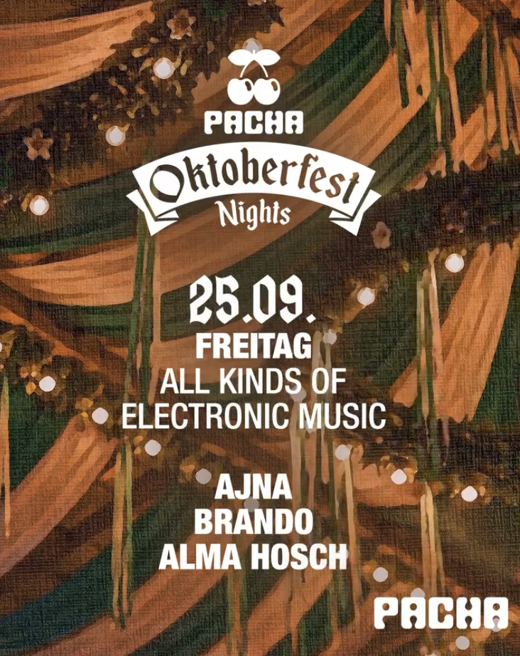 Oktoberfest Nights Freitag with AJNA, BRANDO, Alma Hosch