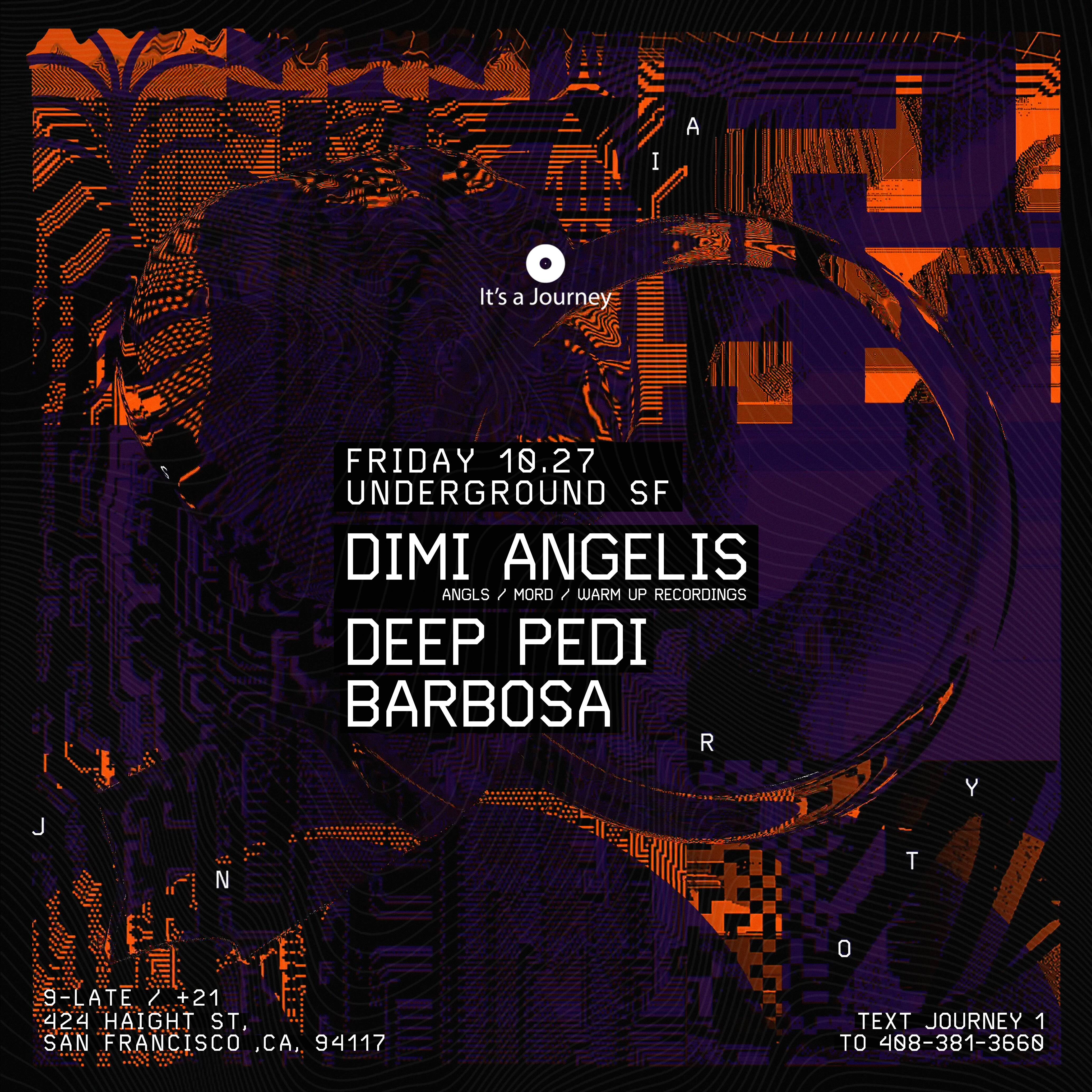It's a Journey presents: Dimi Angelis flyer