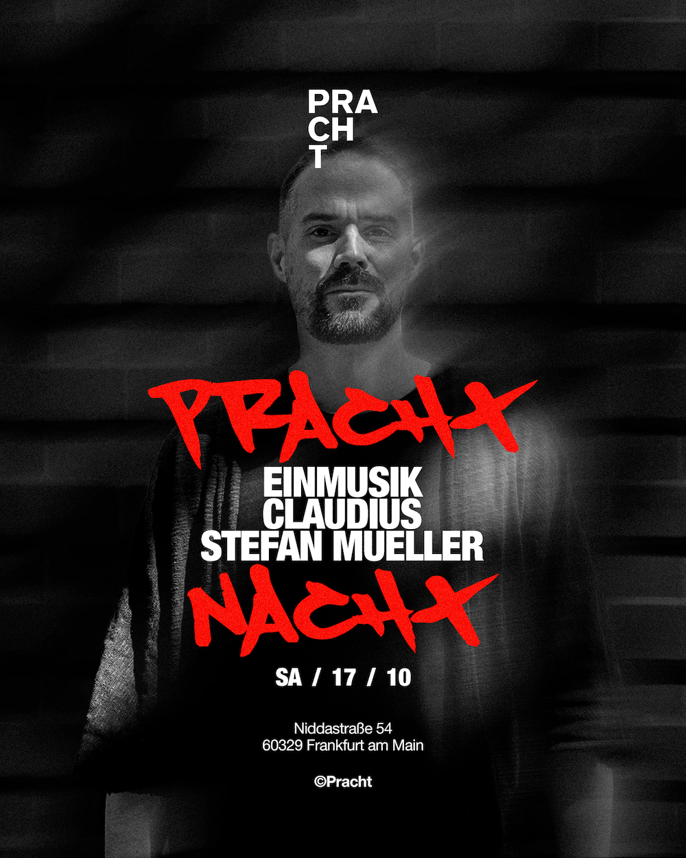 PrachtNACHT with Einmusik, Claudius, stefan mueller