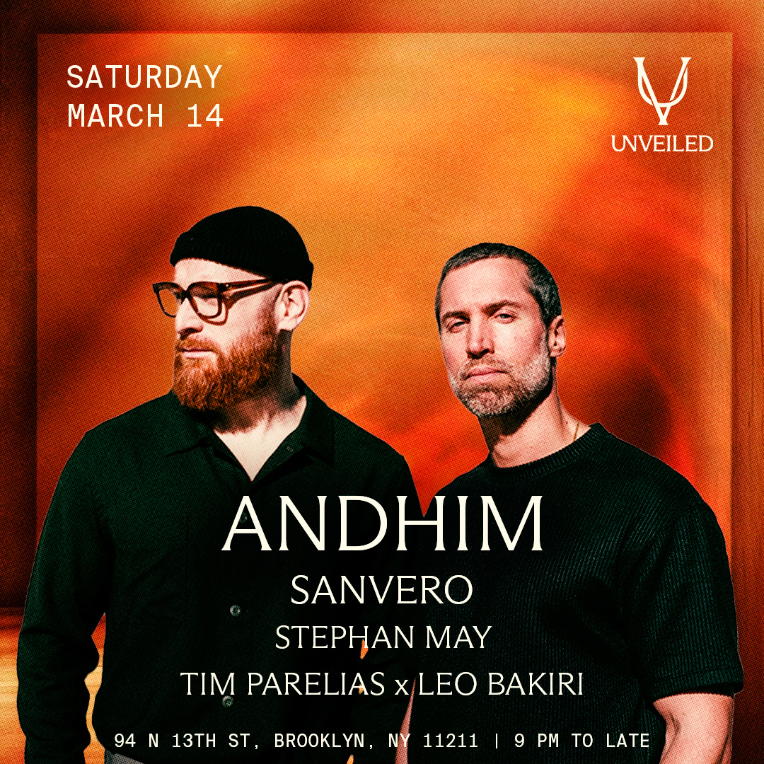 Andhim at UNVEILED with Sanvero, Stephan May, Tim Parelias & Leo Bakiri